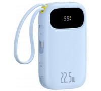 Baseus 20000mAh ar displeju wbudowanymi kablami EnerFill FC31 22.5W - Blue 20000mAh ar displeju wbudowanymi kablami EnerFill FC31 22.5W - Blue