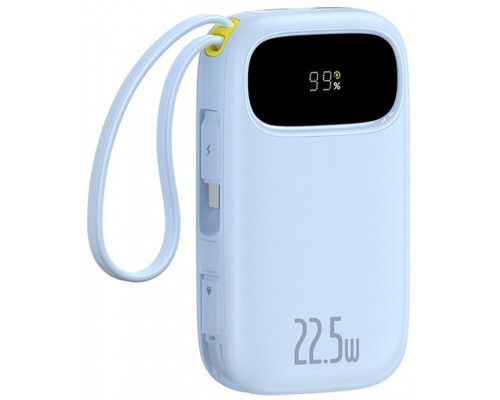 Baseus 20000mAh ar displeju wbudowanymi kablami EnerFill FC31 22.5W - Blue 20000mAh ar displeju wbudowanymi kablami EnerFill FC31 22.5W - Blue