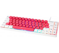 Gamiac GAMIAC TKL69G SF Gaming Keyboard, Kailh Blue - white/Red