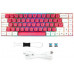 Gamiac GAMIAC TKL69G SF Gaming Keyboard, Kailh Blue - white/Red