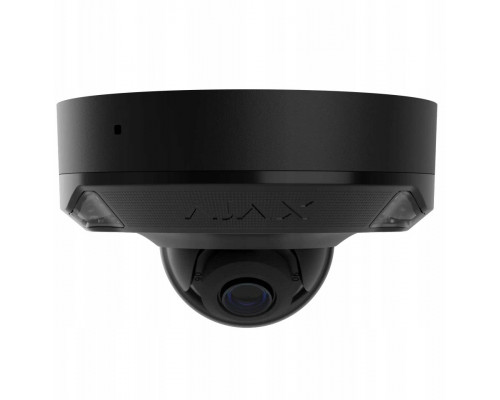 Ajax Systems 126272.214.BL1 Kamera kopułkowa DomeCam Mini HL 8 Mp 2.8 mm - czarny