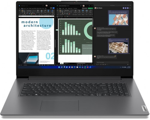 Laptop Lenovo LENOVO V17 G4 Intel Core i7-13620H 43,94cm 17,3 cala FHD 16GB 512GB SSD UMA W11P No WWAN Iron Grey