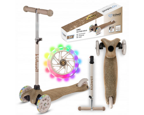 Skids Control HULAJNOGA BALANSOWA UNO GLITTER GOLD 5906601709234