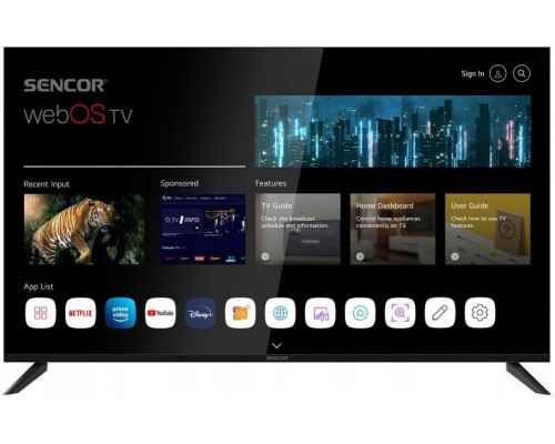 Sencor SLE 50US804B WEBOS UHD TV         SENCOR