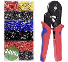 Quadrios 22T007 22T007 Zestaw szczypiec do zaciskania Końcówki przewodów 0.25 bis 10 mm² W tym Aderendhülsensortiment (22T007)