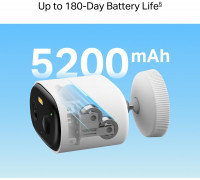 Mercusys MERCUSYS MC410 KIT kamera zewnętrzna, panel słoneczny (2MP, 2K HD, 1296p, IR 10m, WiFi, micro SD card, IP65)