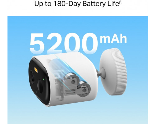 Mercusys MERCUSYS MC410 KIT kamera zewnętrzna, panel słoneczny (2MP, 2K HD, 1296p, IR 10m, WiFi, micro SD card, IP65)