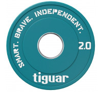 Tiguar Plate frakcyjny gumowy TIGUAR olympic 50 mm 2 kg