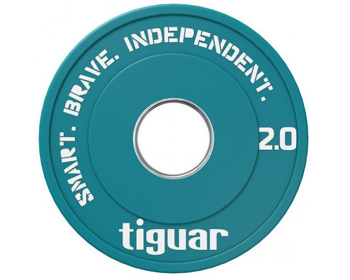 Tiguar Plate frakcyjny gumowy TIGUAR olympic 50 mm 2 kg