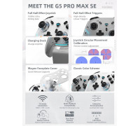 Pad Kontroler do gier Machenike G5Pro Max bezwire ze stacją ładującą - szary