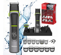 Webber Męski 14w1 Webber - Golarka + Broda + Włosy + Nos Wet&Dry Zestaw PRO