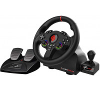 Subsonic Subsonic Superdrive 220 RS-X Black USB + pedały + dźwignia zmiany biegów Nintendo Switch, Nintendo Switch 2, PC, PlayStation 4, Xbox One, Xbox Series S, Xbox Series X