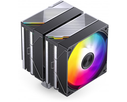 Jonsbo CA80 chłodzenie CPU, Dual-Tower, 2 x 120mm, PWM, ARGB - czarny