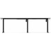 Gaming galds SENSE7 Nojo Light Corner Black 160 cm x 140 cm Black