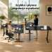 Gaming galds SENSE7 Nojo Light Corner Black 160 cm x 140 cm Black