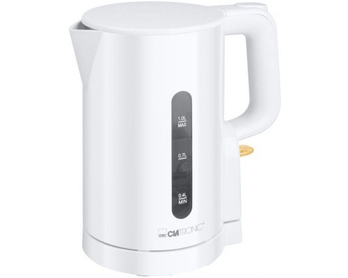 Clatronic Clatronic WK 3834 czajnik elektryczny 1 l 900 W White