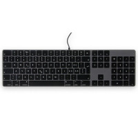 LMP USB-C numeric Keyboard KB-1843, 106 keys, USB-C port, aluminum, układ macOS, space gray