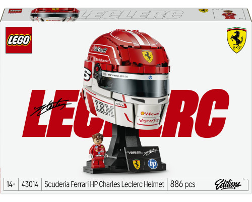 LEGO Editions Kask Charles Leclerc Scuderia Ferrari HP (43014)