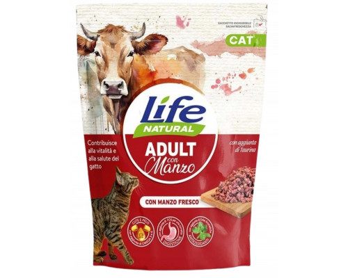 Life Pet Care Food sucha dla kota 800g wołowina (82002)