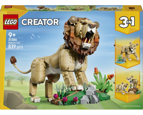 LEGO Creator Dzikie zwierzęta: Dumny lew (31386)