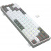 Redragon REDRAGON K631RGB-PRO-WG CASTOR klawiatura USB + RF Wireless + Bluetooth Biały, Szary