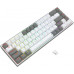 Redragon REDRAGON K631RGB-PRO-WG CASTOR klawiatura USB + RF Wireless + Bluetooth Biały, Szary