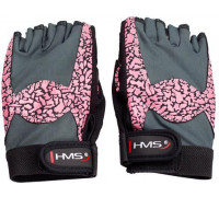HMS Rękawice na siłownie RST03 różowo-gray   r. S (17-63-220)