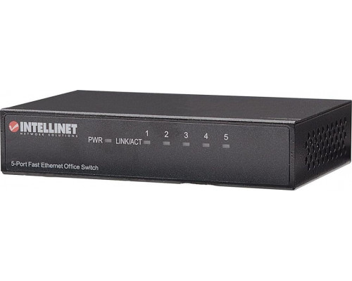 Switch Intellinet Network Solutions Ethernet 5x 10/100Mbps RJ45 Desktop Metal (523301)