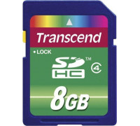 SD  Transcend SDHC 8 GB Class 4  (TS8GSDHC4)