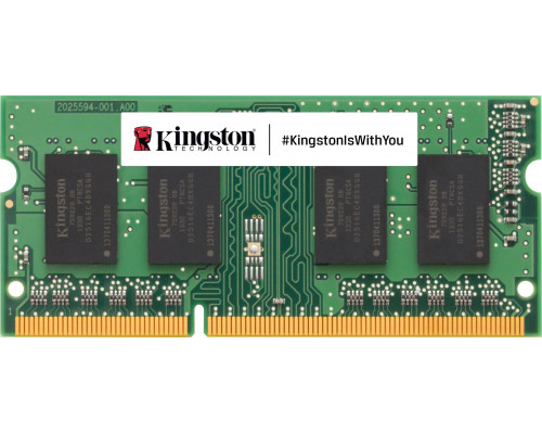Kingston ValueRAM, SODIMM, DDR3, 8 GB, 1600 MHz, CL11 (KVR16S11/8)
