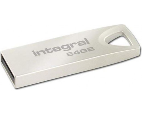Pendrive Integral Metal Arc, 64 GB  (INFD64GBARC)
