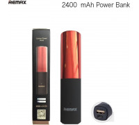 Remax Power Bank Remax LipMax 2400mAh - Lūpdažis, Raudonas