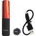 Remax Power Bank Remax LipMax 2400mAh - Lūpdažis, Raudonas