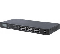 Switch Intellinet Network Solutions Gigabit 24x RJ45 PoE+, 2x SFP, wyświetlacz LCD (561242)
