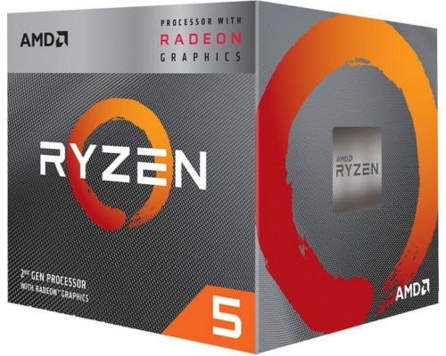 AMD Ryzen 5 3400G, 3.7 GHz, 4 MB, BOX (YD3400C5FHBOX)