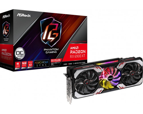 ASRock Radeon RX 6900 XT Phantom Gaming D OC 16GB GDDR6 (RX6900XT PGD 16GO)