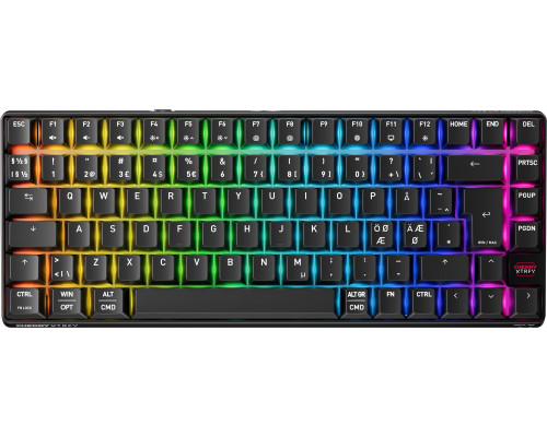 Cherry XTRFY K33 Compact FS Wireless QWERTY Skandynawska Czarna (G8D-24030PAAPN-2)