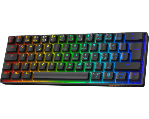 Deltaco DK470 60% Mechanical Keyboard, Lubed Hot-Swap KTT Switches