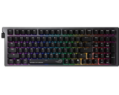 Asus ASUS ROG Strix Morph 96 klawiatura Gaming USB + RF Wireless + Bluetooth QWERTY niemiecki Black