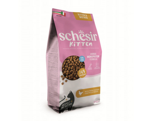 Schesir Food sucha dla kota Animal Monoprotein Formula Kitten chicken 10 kg worek