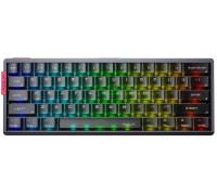 Aula Gasket AG60 Pro Black Frosted Translucent Edge Lit Snowglow Magnetic Switch RGB (AUAG60P-BFTE-SM)