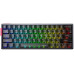 Aula Gasket AG60 Pro Black Frosted Translucent Edge Lit Snowglow Magnetic Switch RGB (AUAG60P-BFTE-SM)