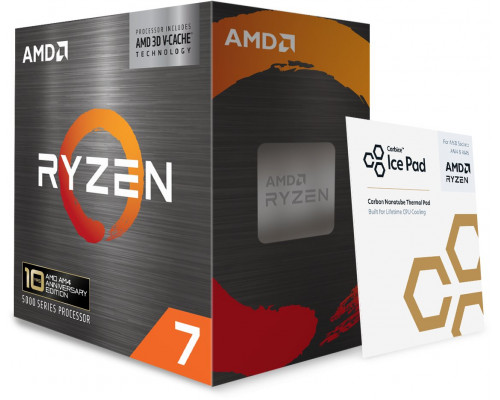 AMD Ryzen 7 5800X3D 10th Anniversary Edition, 3.4 GHz, 96 MB, BOX (100-100000651POF)