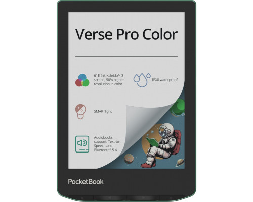 PocketBook Verse Pro Color Green (PB634K3-A-WW-B)