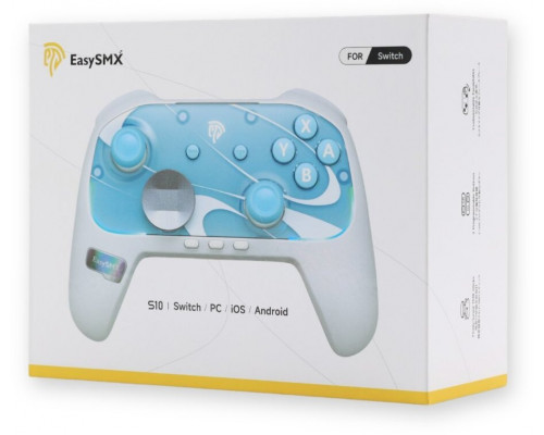 Pad EasySMX EasySMX S10 Pad bezwire SWITCH2 biało/blue