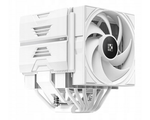 SilentiumPC Sudokoo SK620V chłodzenie CPU, dual tower - 2x 120mm, biały (R-SK620V-WHNDAN-GAS)