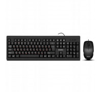 Sven Komputerowa Combo Keyboard+mouse KB-S320C black (104 keys 1000DPI 2+1 BT.) (6438162020613)