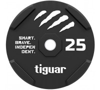 Tiguar Obciążnik gumowy black 25 kg (TI-WBRB02500)