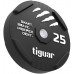 Tiguar Obciążnik gumowy black 25 kg (TI-WBRB02500)