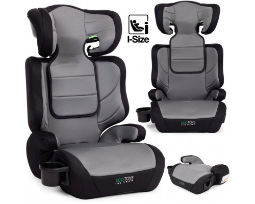 samochodowy Ecotoys Dla dzieci 2w1 podkładka i-SIZE wzrost 100-150 cm uchwyt na napoje EDUKAMP (4880)